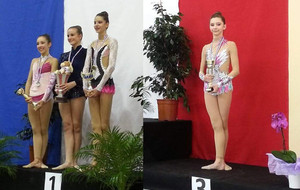 3 gymnastes : 3 podiums !